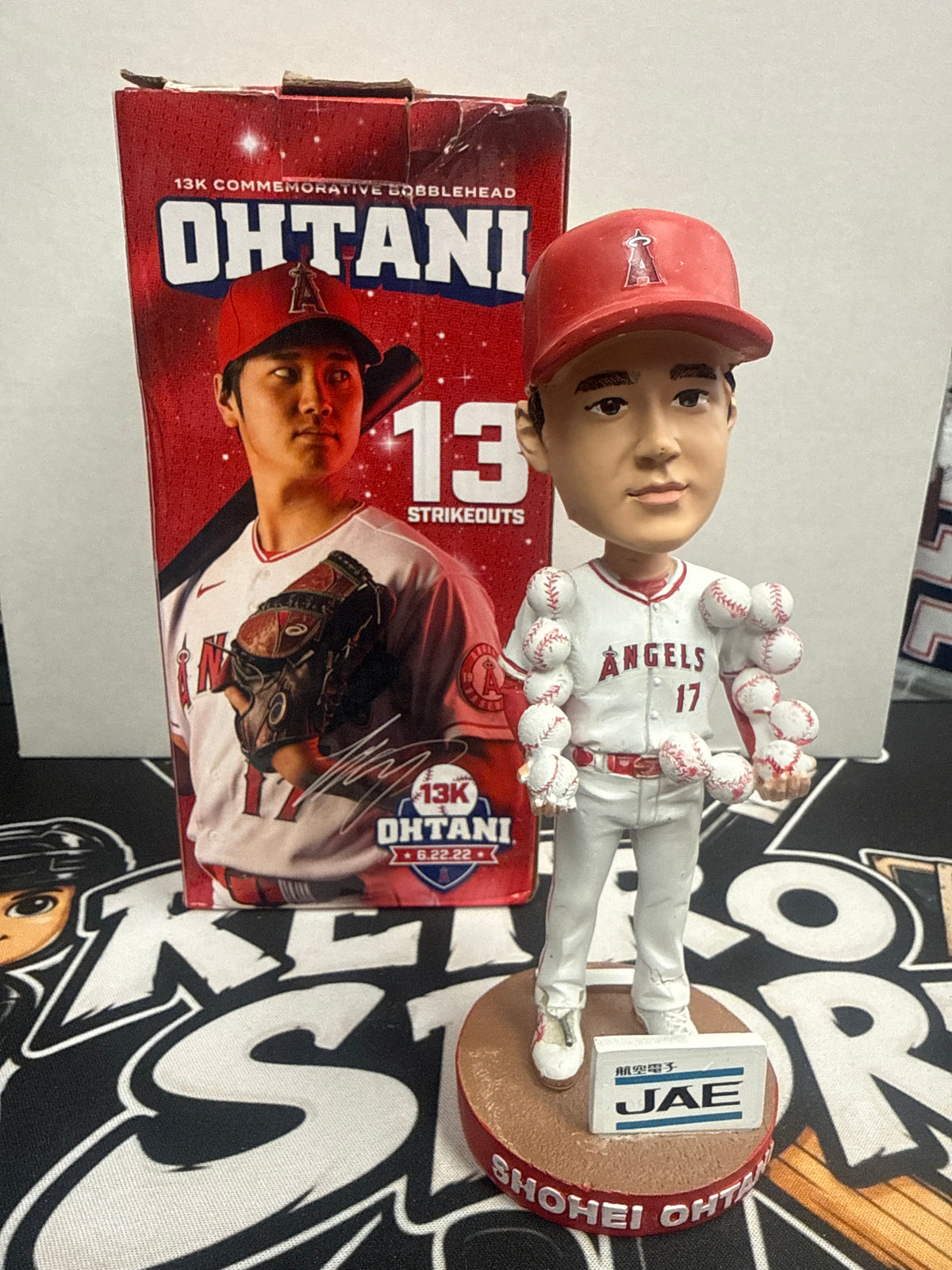 Bobblehead shohei ohtani (pied abîmé)