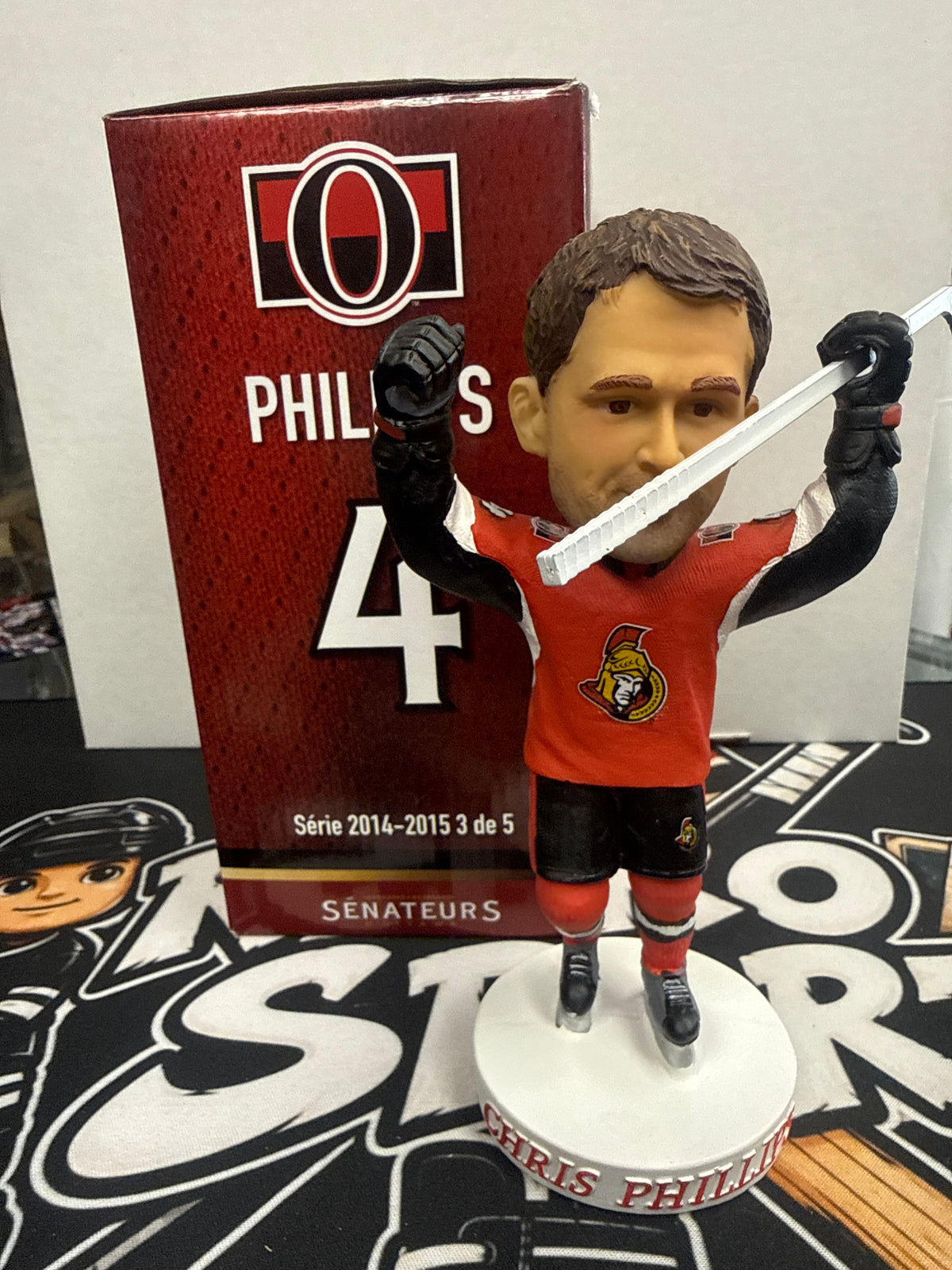 Bobblehead sénateur Chris Phillips