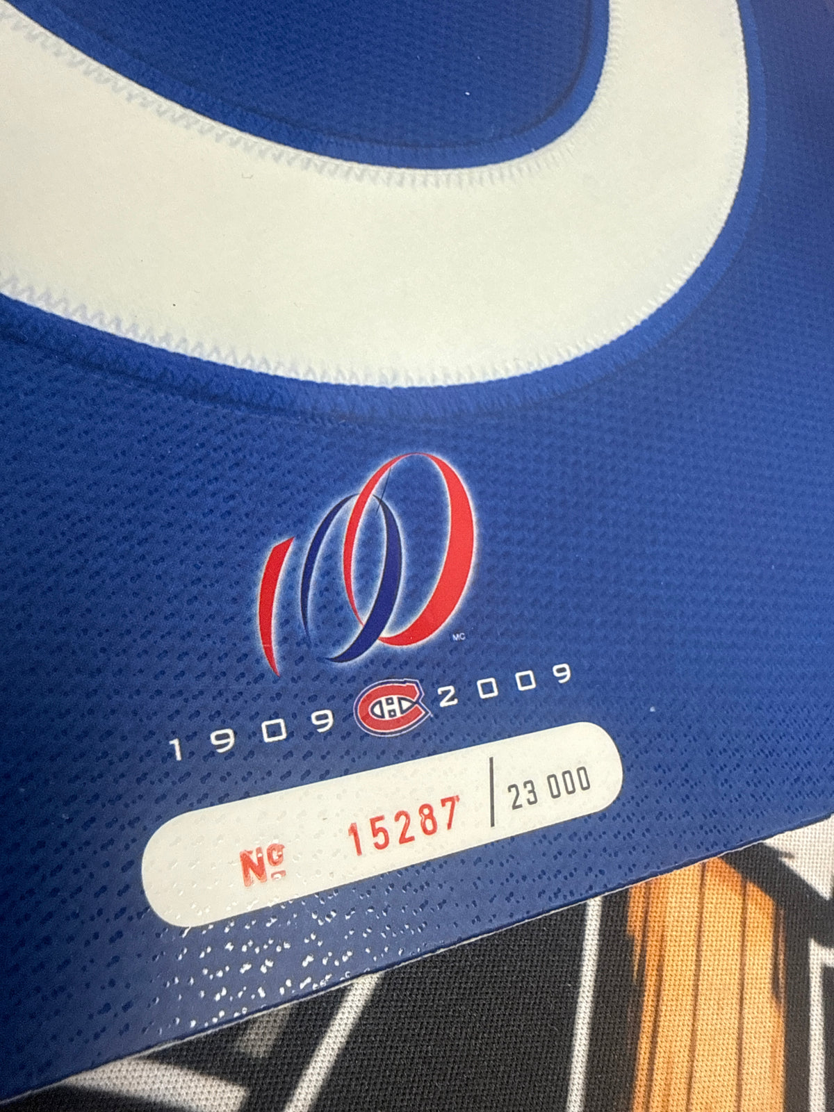 Canadien Montréal livre centenaire 1909-2009 limité #15287/23000