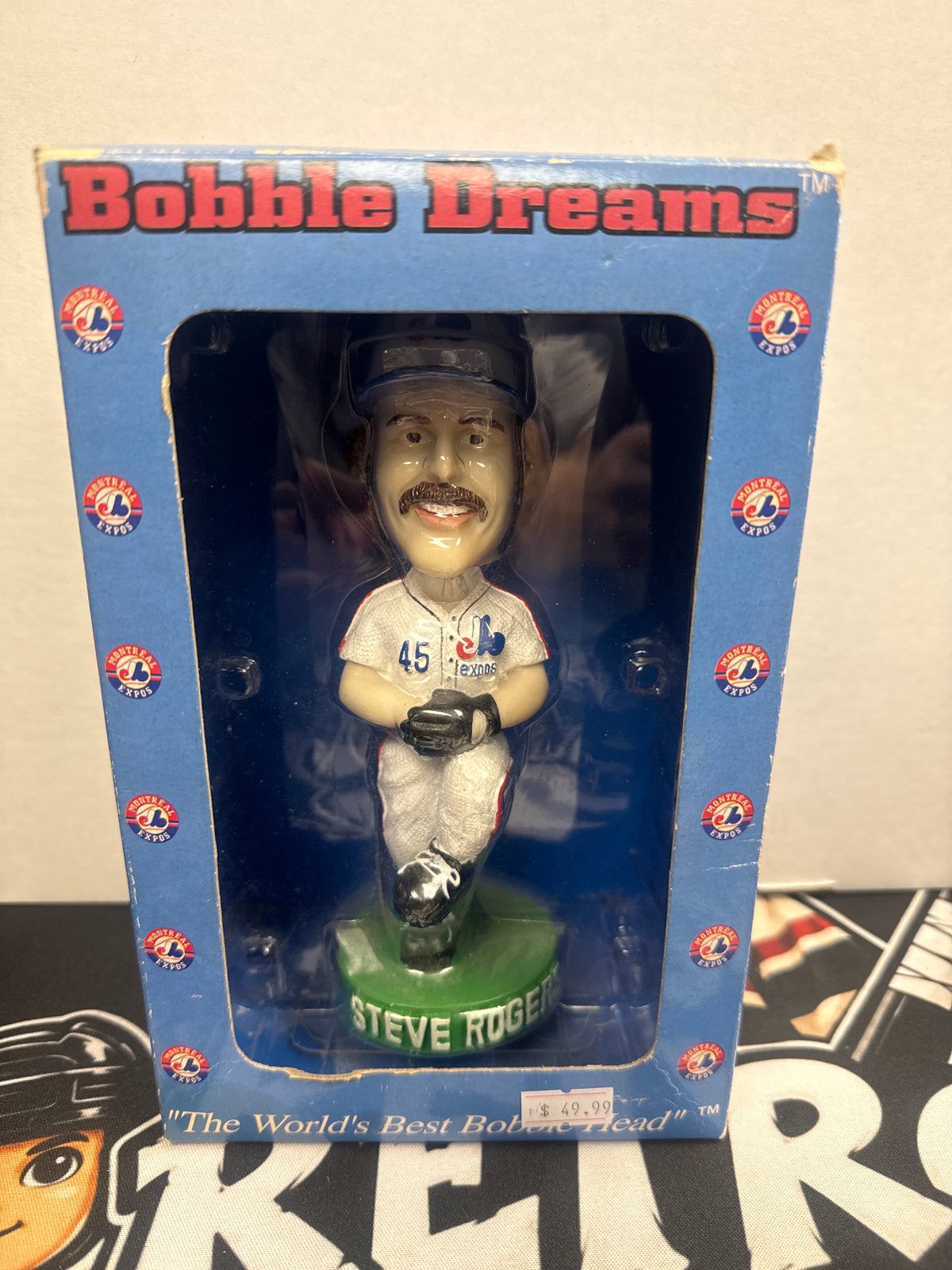 Bobblehead steve rogers expos