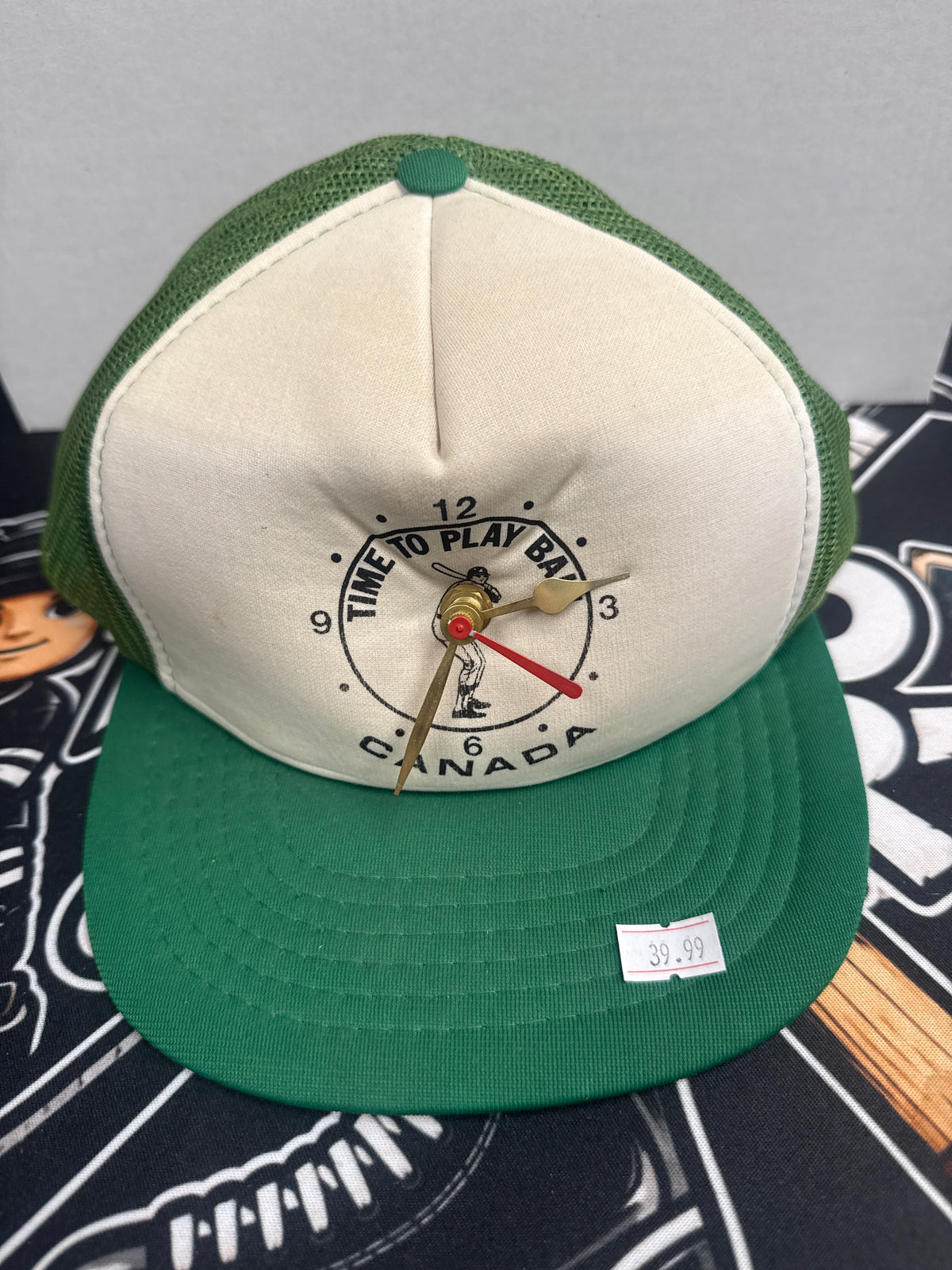 Casquette Time to play usagé fonctionnel